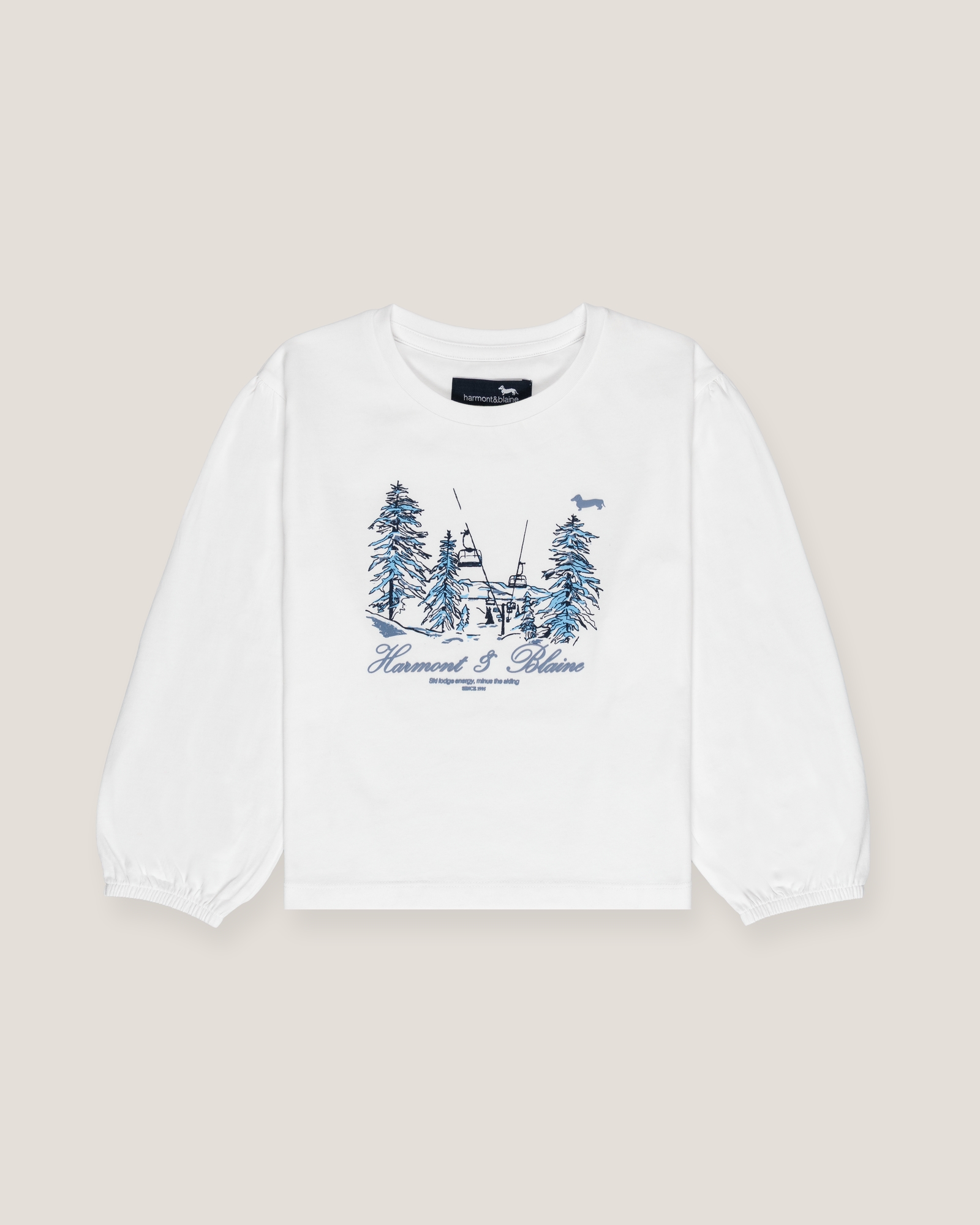 Camiseta con mangas abullonadas