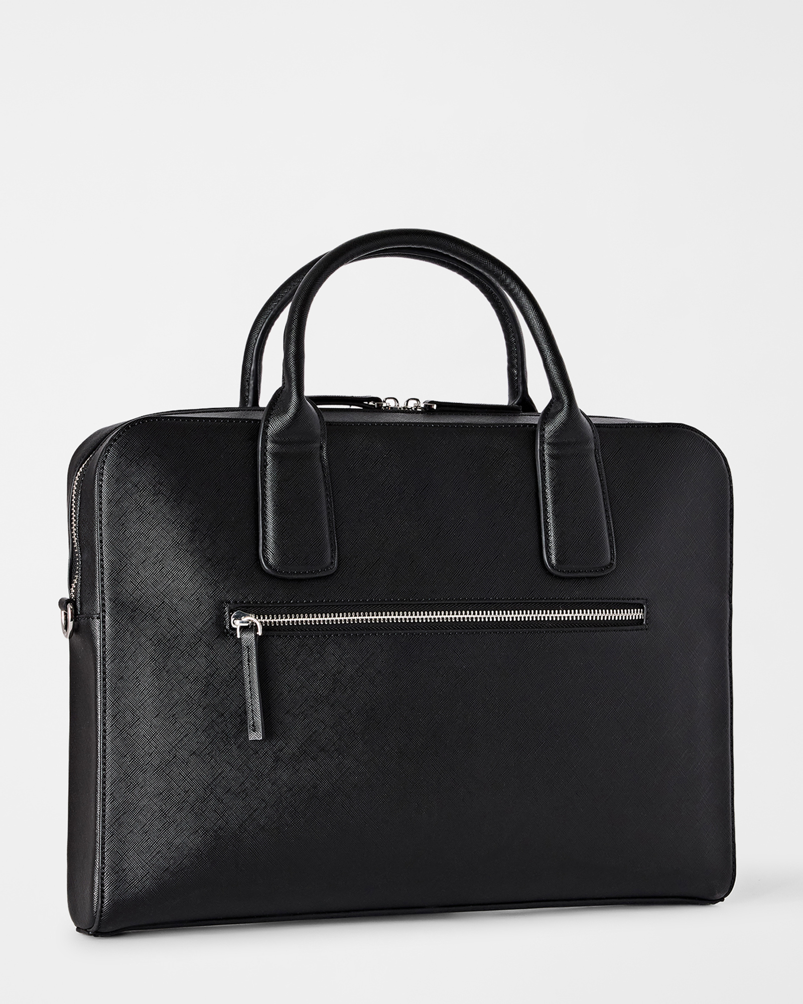 Borsa portadocumenti Uomo, NERO, large