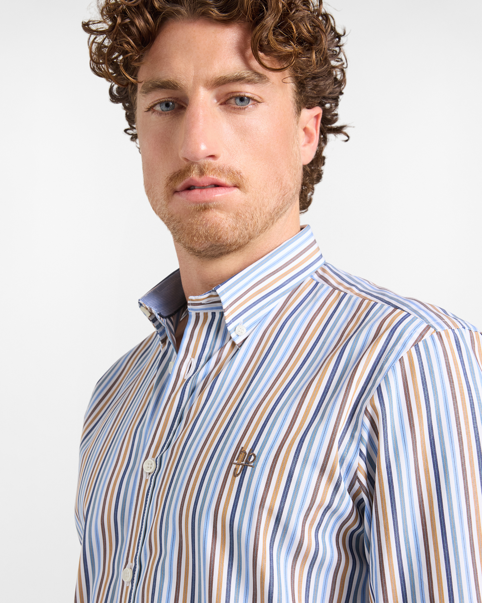REGULAR M/L COLLO MONTECARLO 2 TEX, MARRONE, large