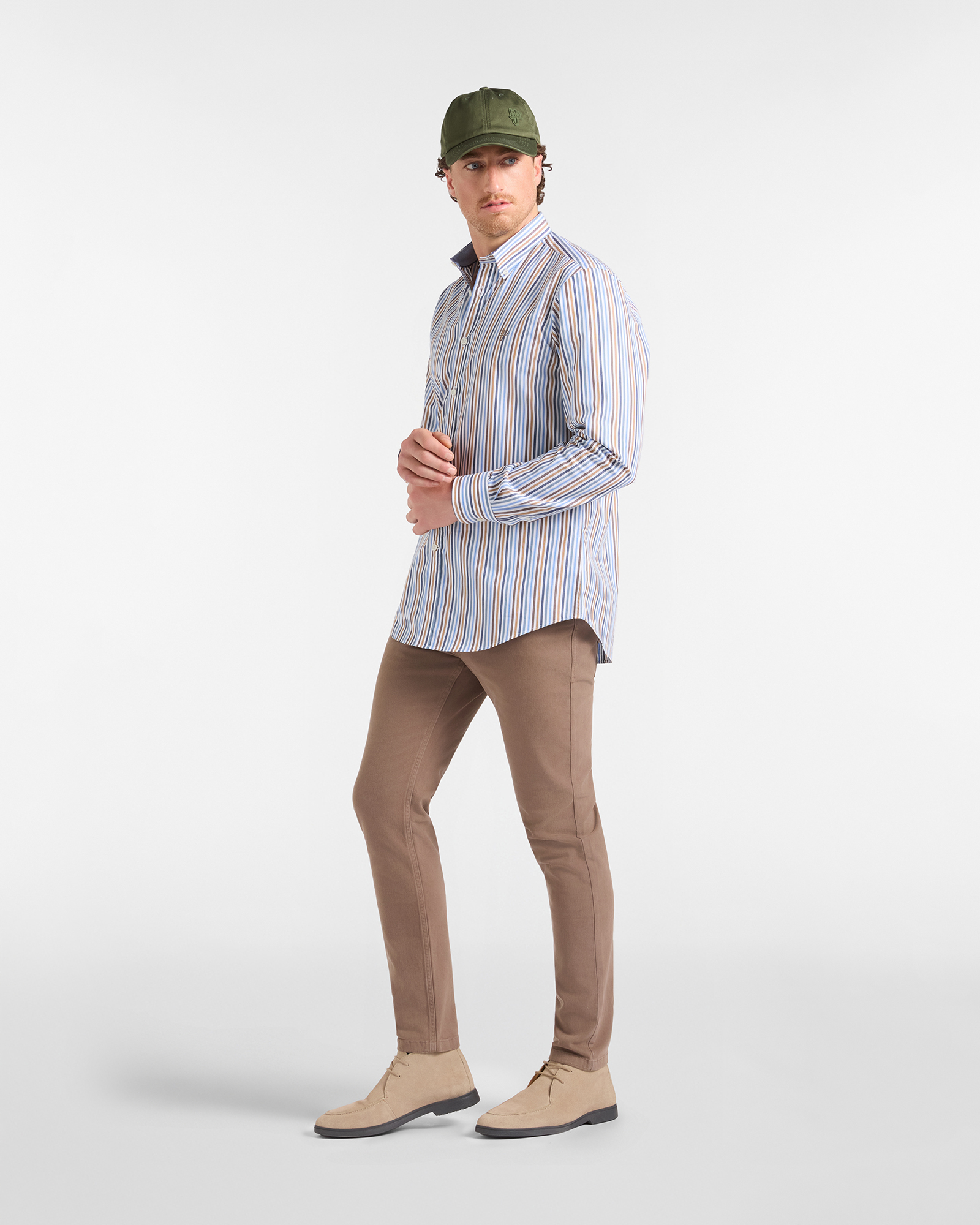 REGULAR M/L COLLO MONTECARLO 2 TEX, MARRONE, large