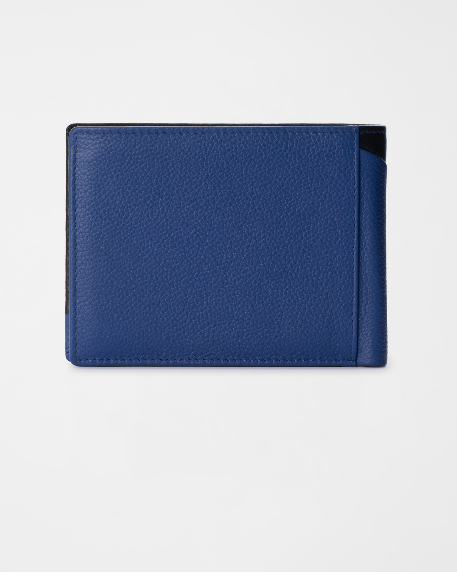 Men&rsquo;s Two-Tone Genuine Leather Wallet with Coin Pocket, LIGHT BLUE, large