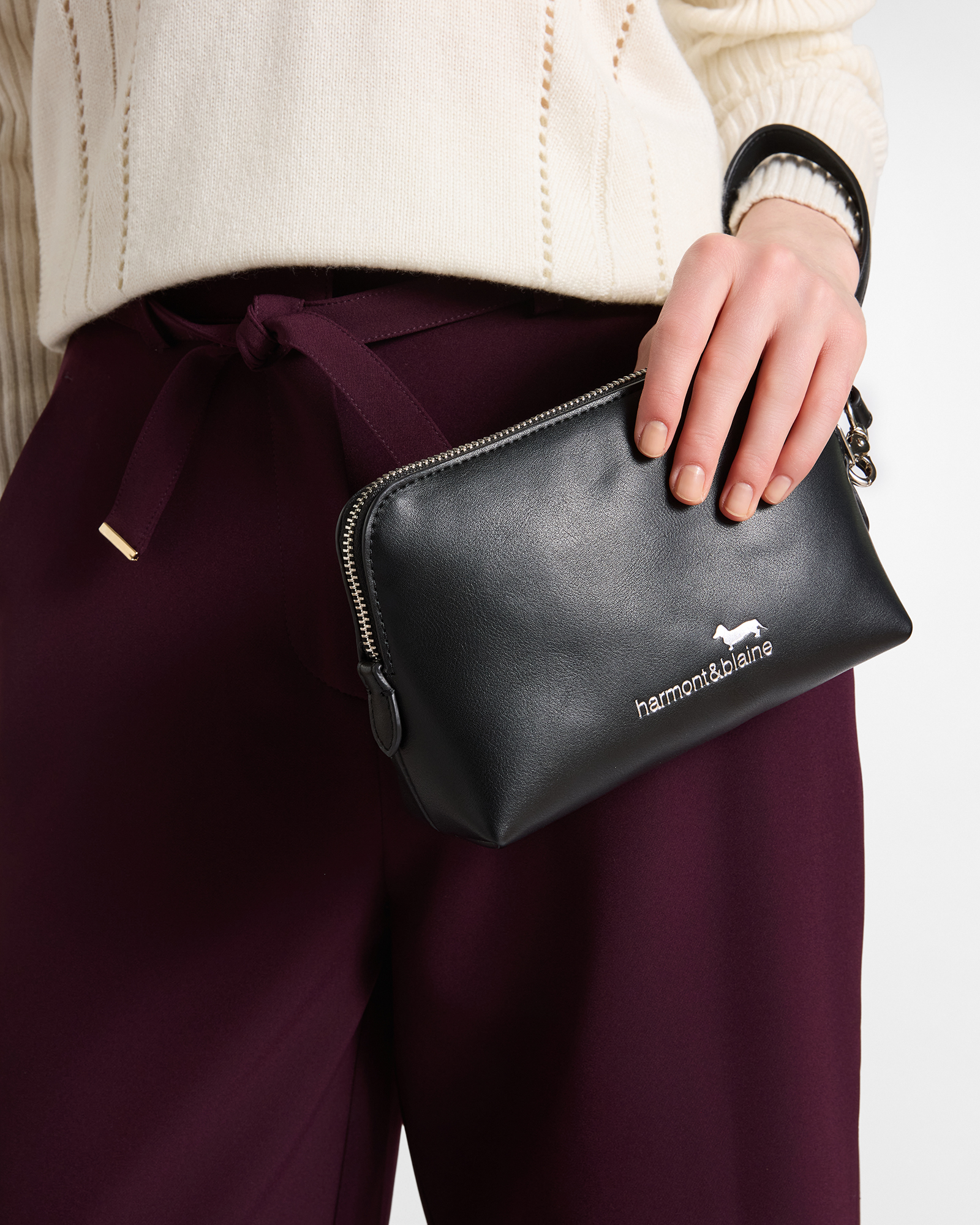 Pochette Donna Blu Bassotto all over