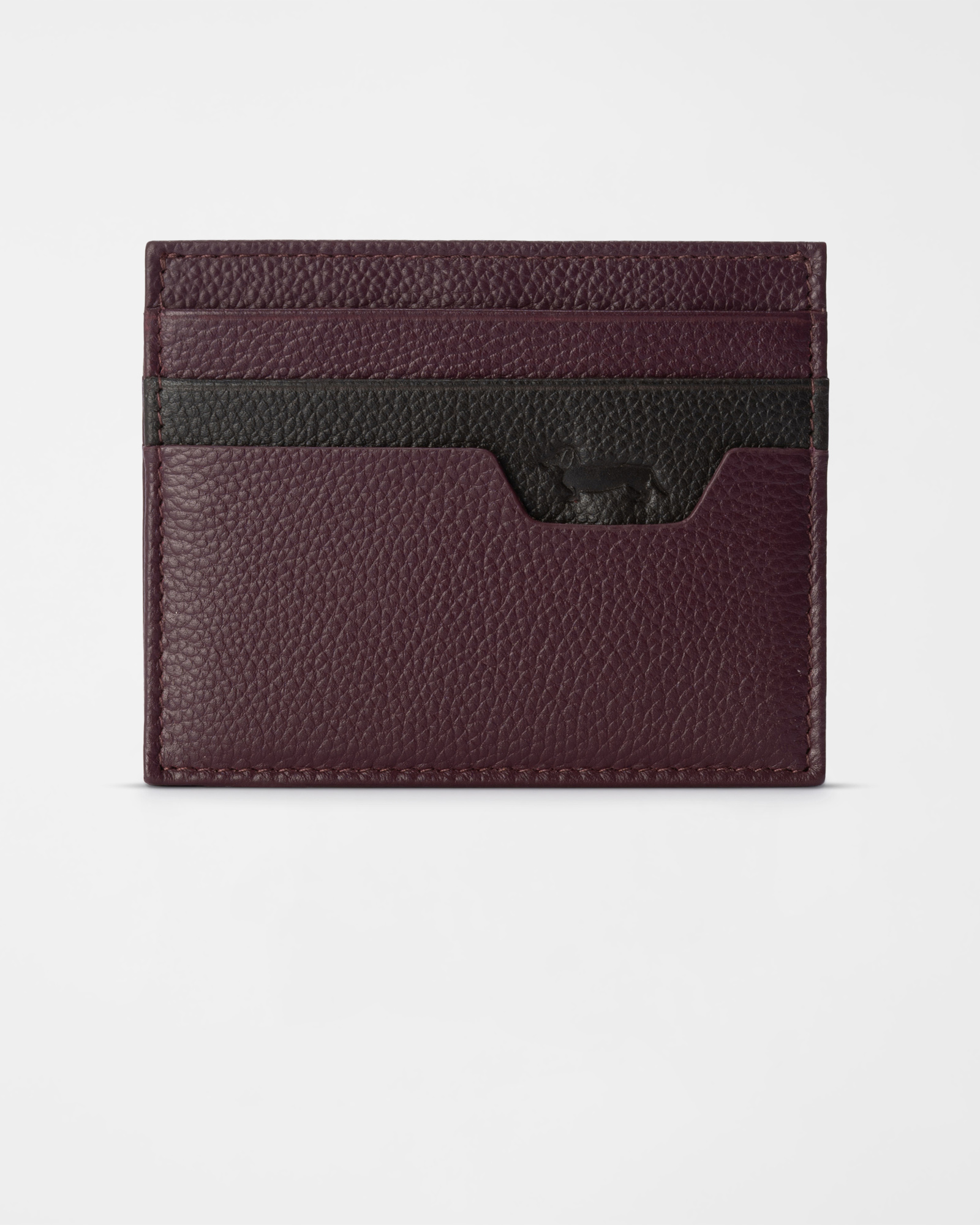 Men&rsquo;s Bordeaux Genuine Leather Card Holder