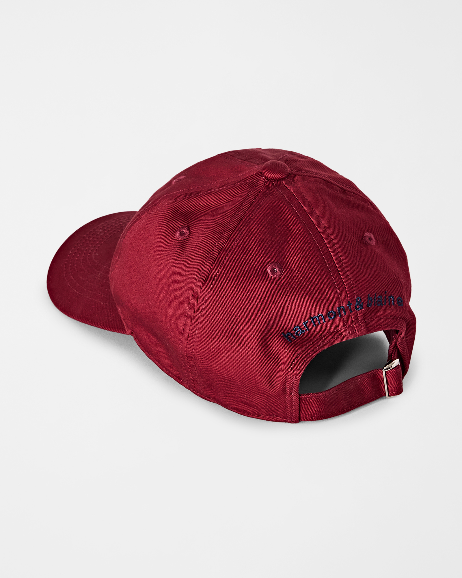 Cappello baseball da uomo in twill di cotone con bassotto ricamato, ROSSO, large