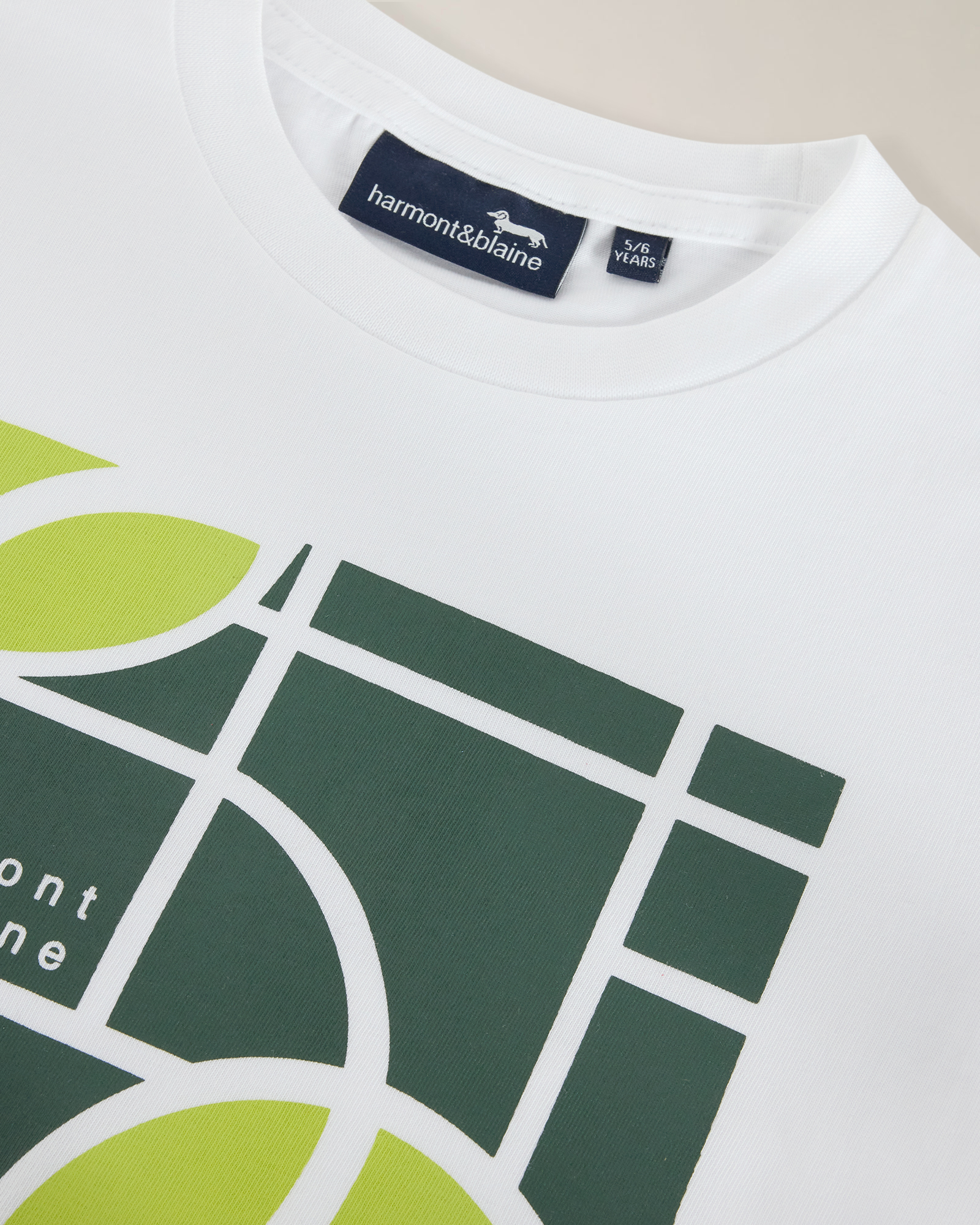 Jersey T-shirt with special print, White, large