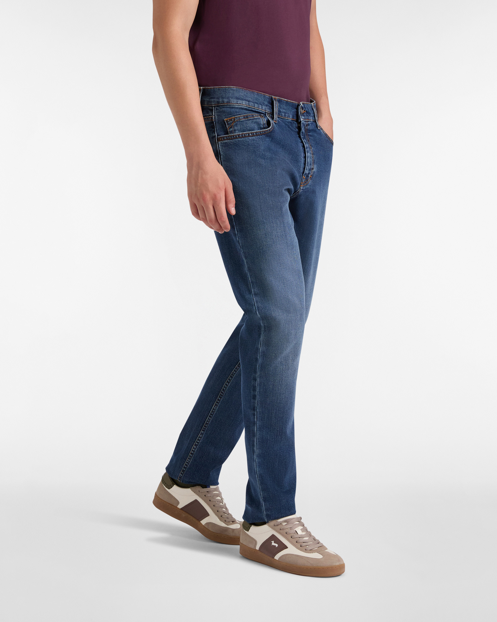 Pantalone denim Essentials 5 tasche
