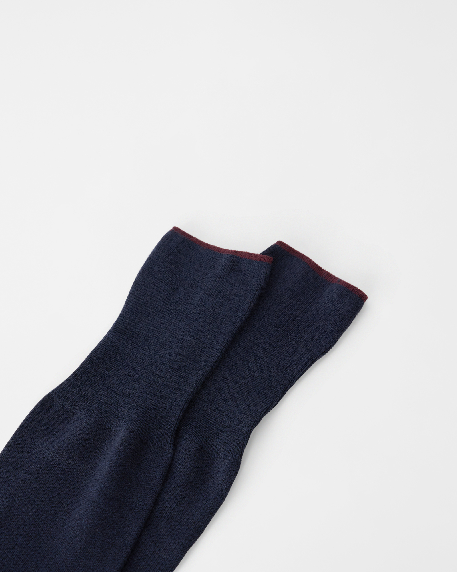 Men's cotton blend socks, NAVY BLUE, large
