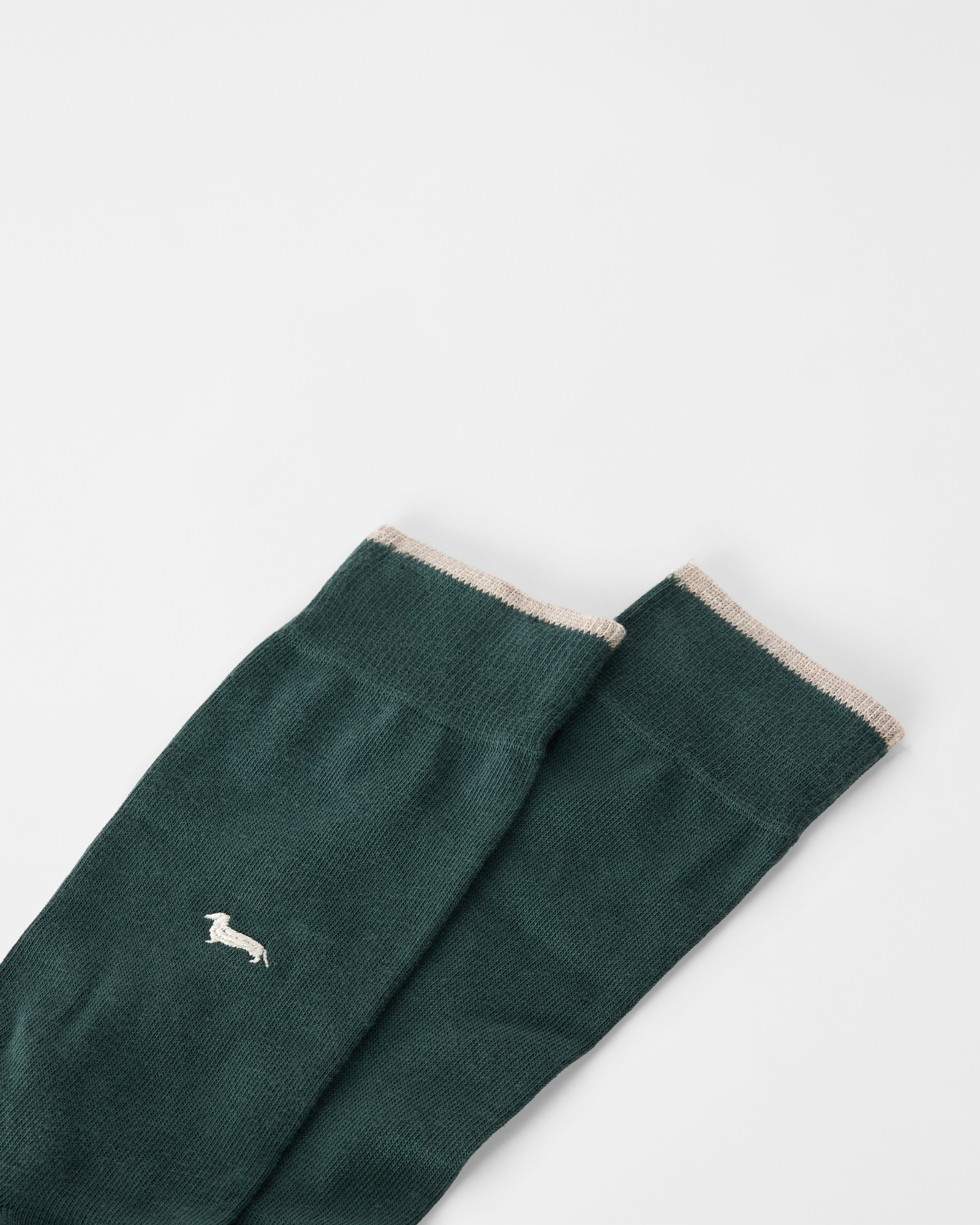 Calcetines de hombre en mezcla de algod&oacute;n, VERDE DEPORTIVO, large