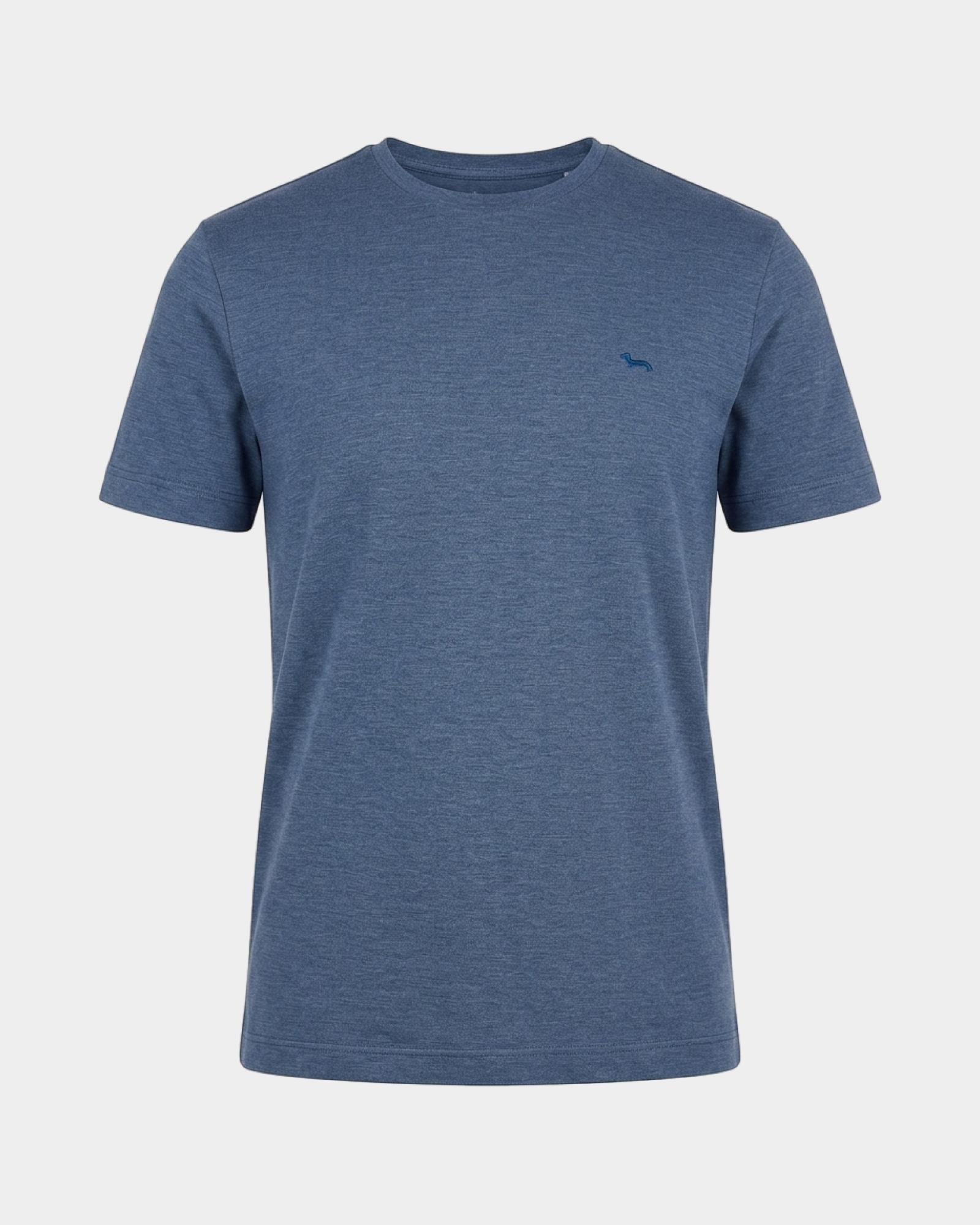 Men's regular-fit T-shirt in cotton and Lyocell&reg; blend, LIGHT BLUE, large