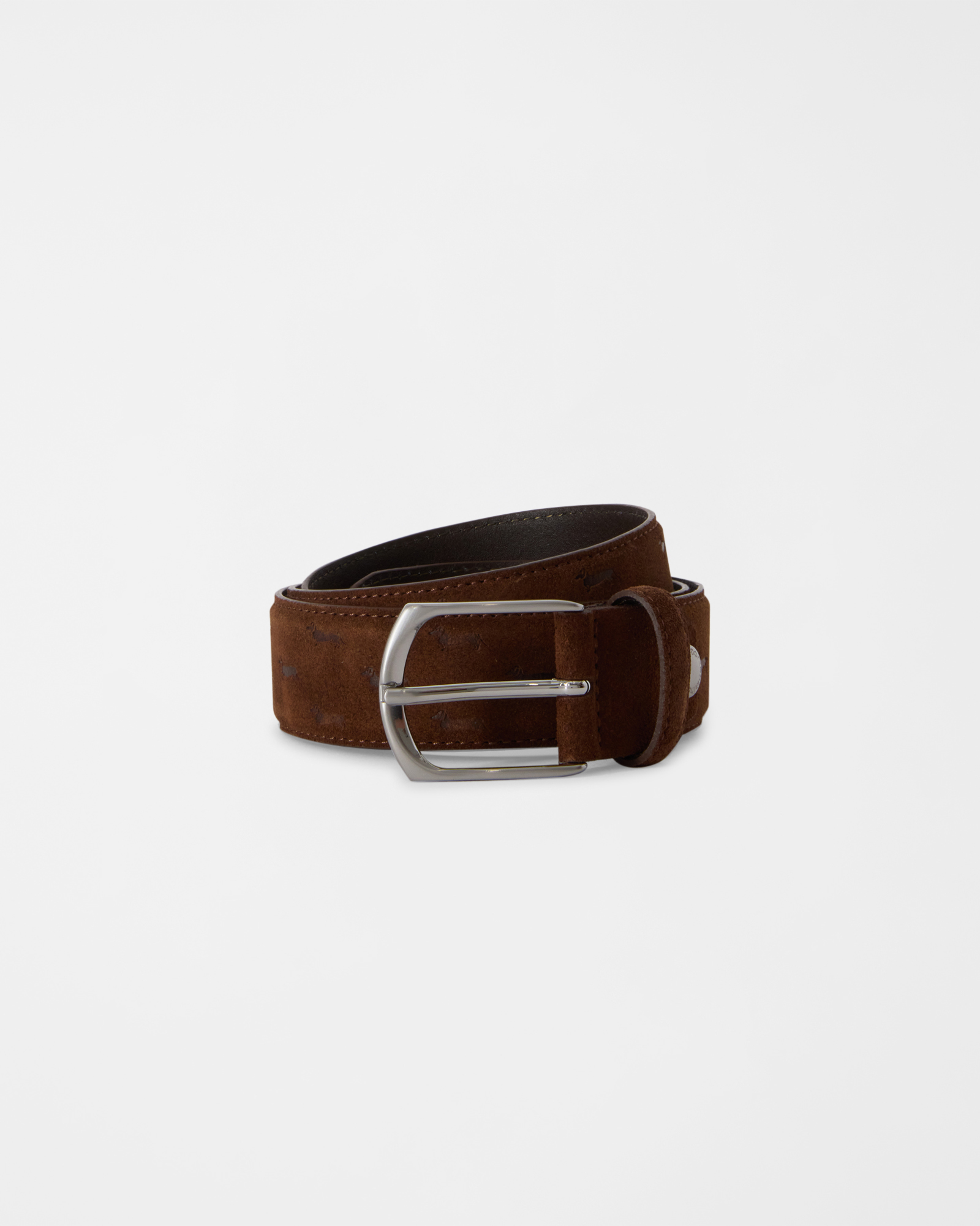 Cintura Uomo in vera pelle beige