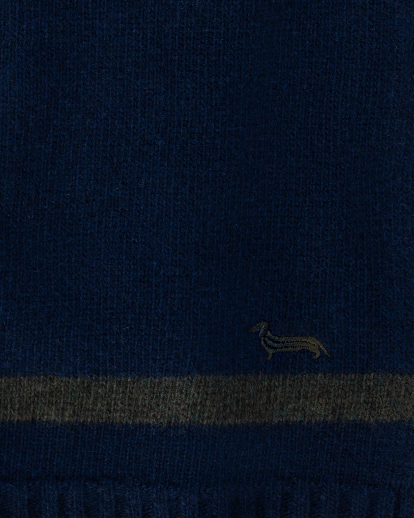 &Eacute;charpe pour homme en m&eacute;lange de laine et de cachemire avec broderie, BLEU CLAIR, large