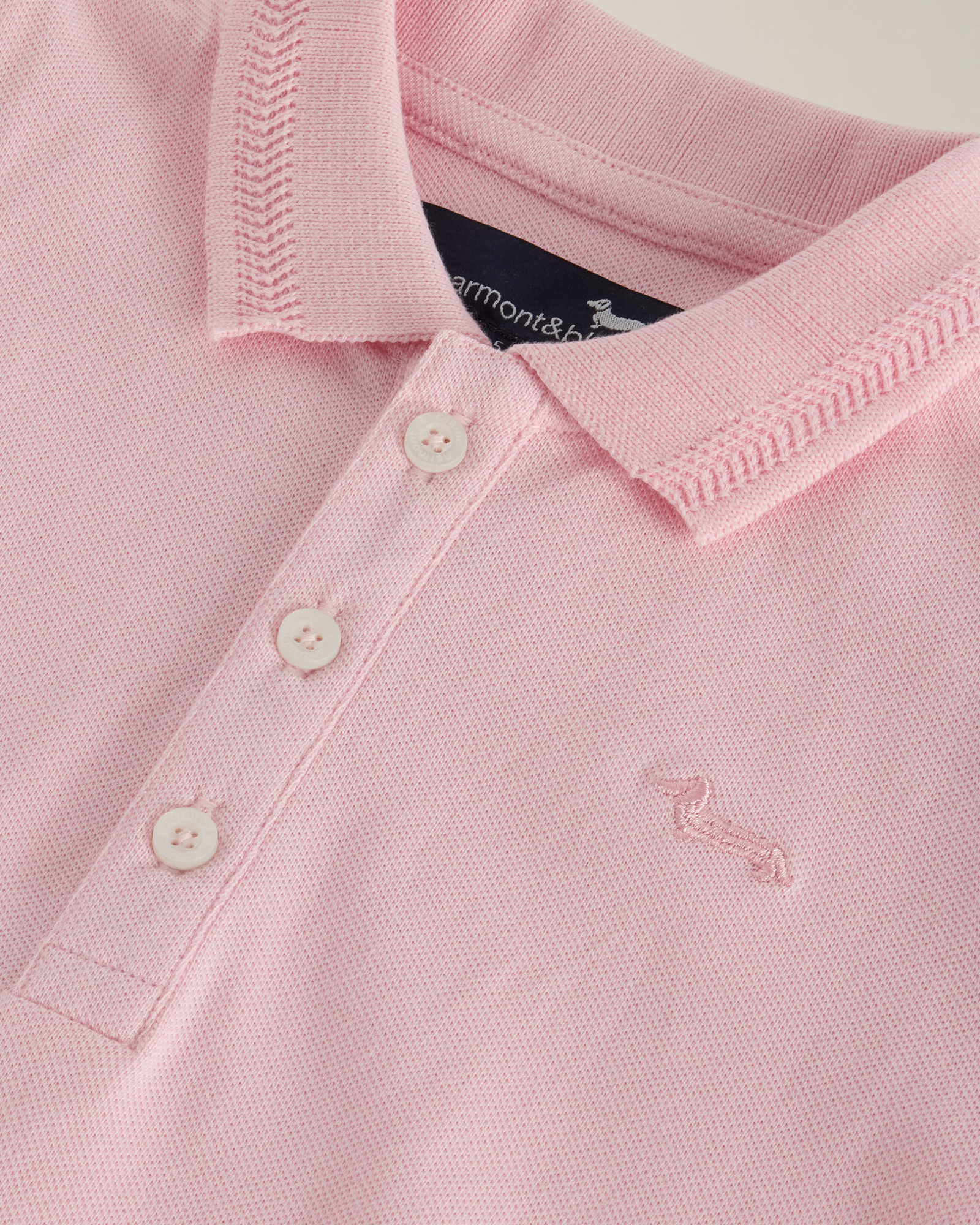 Sleeveless piqu&eacute; polo shirt with logo embroidery, Pink, large