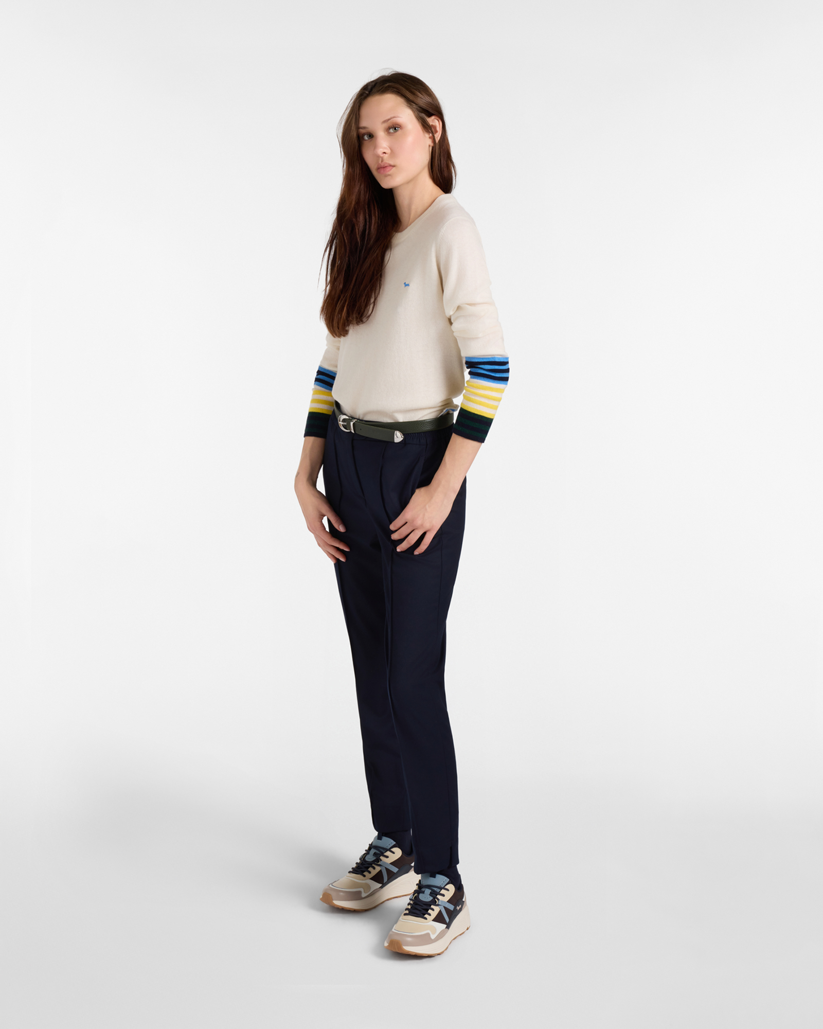 Maglia Donna in misto lana, BIANCO, large