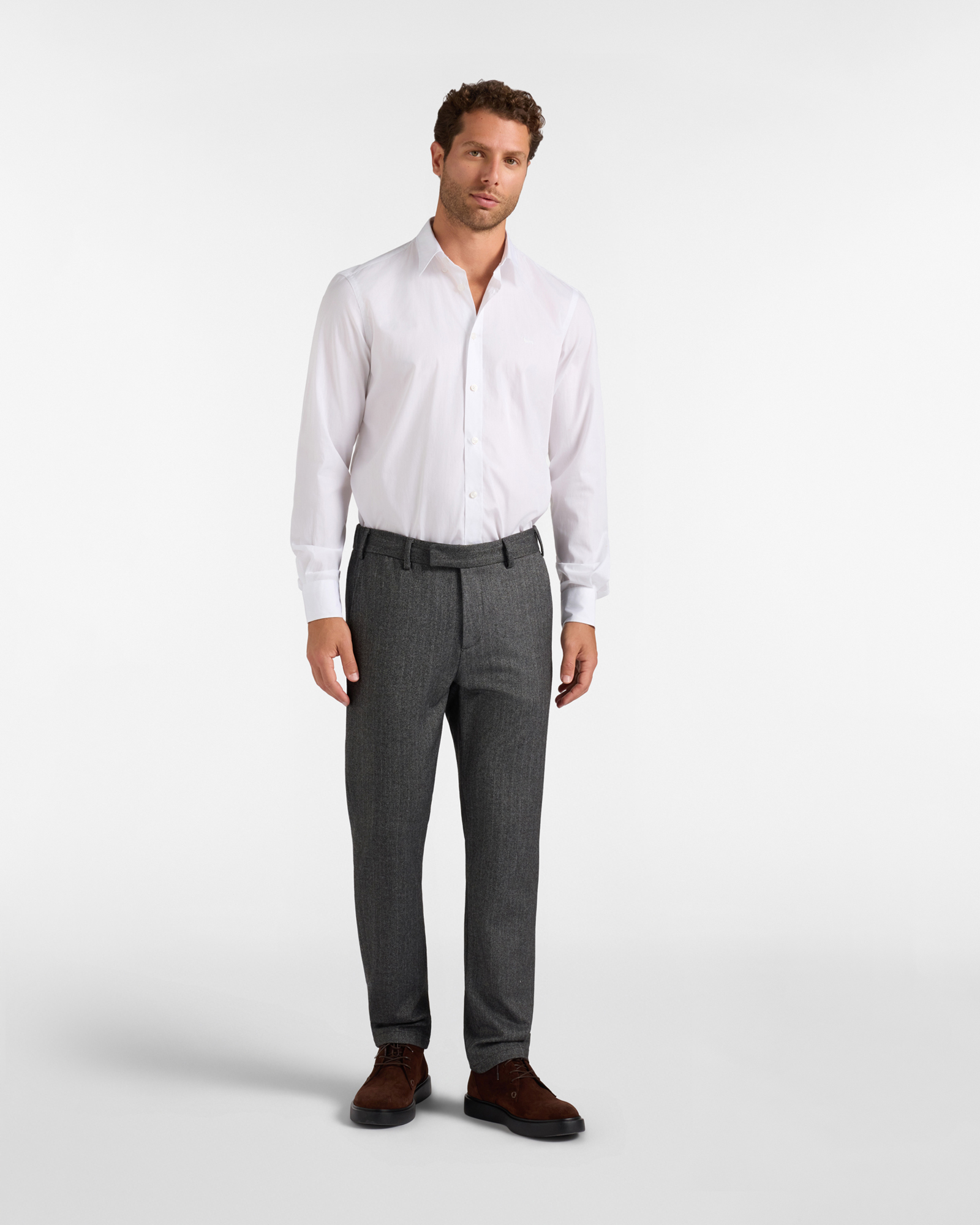 Pantalone Jogger Uomo, GRIGIO, large
