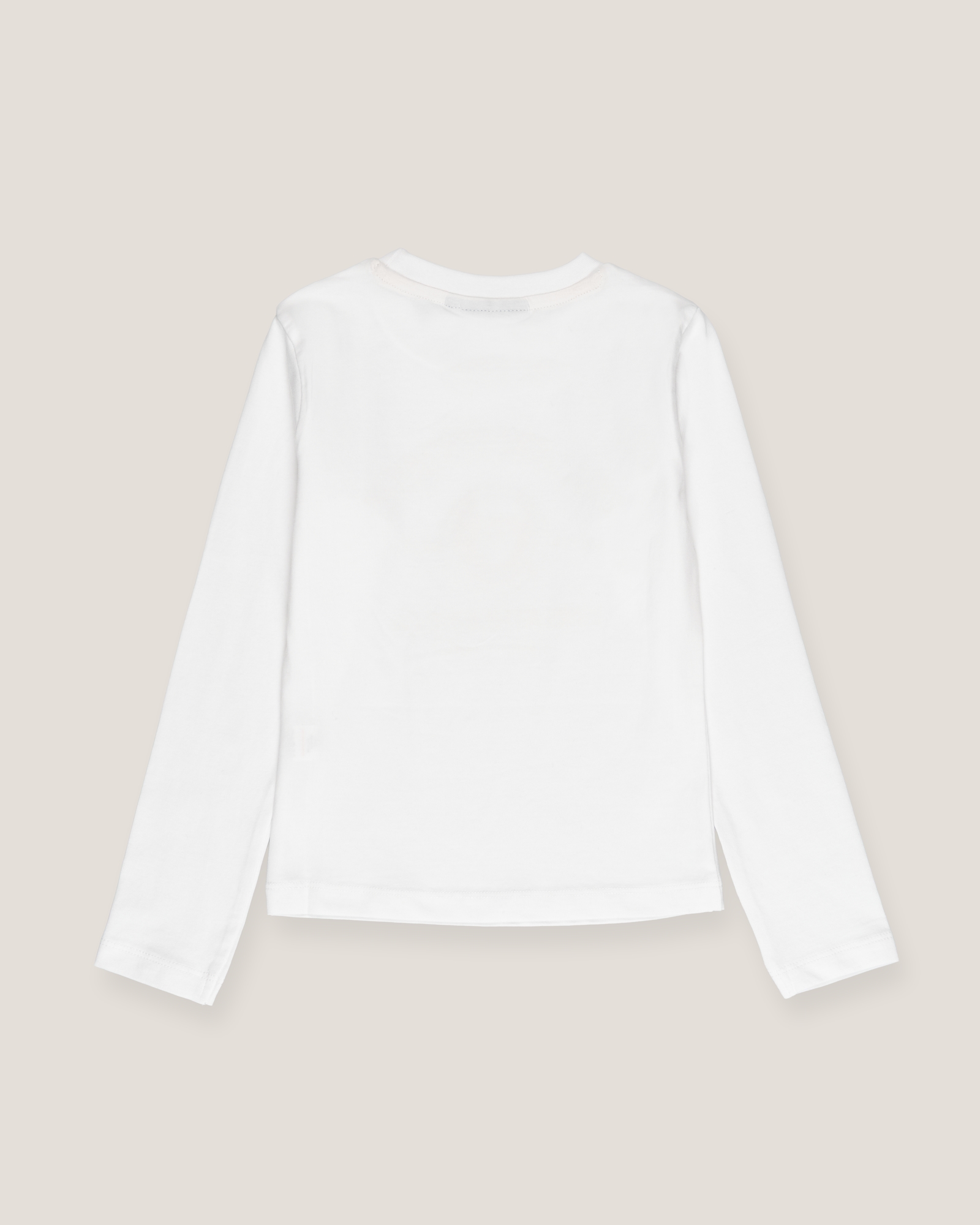 Camiseta de manga larga, Blanco, large