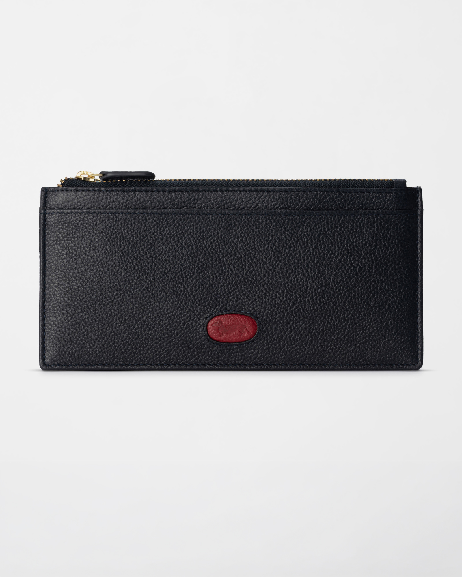 Portafoglio Donna in Vera Pelle Blu Navy