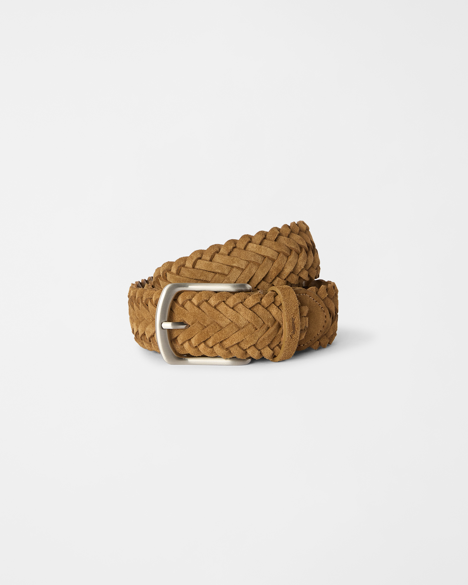 Cintura Uomo in vera pelle beige