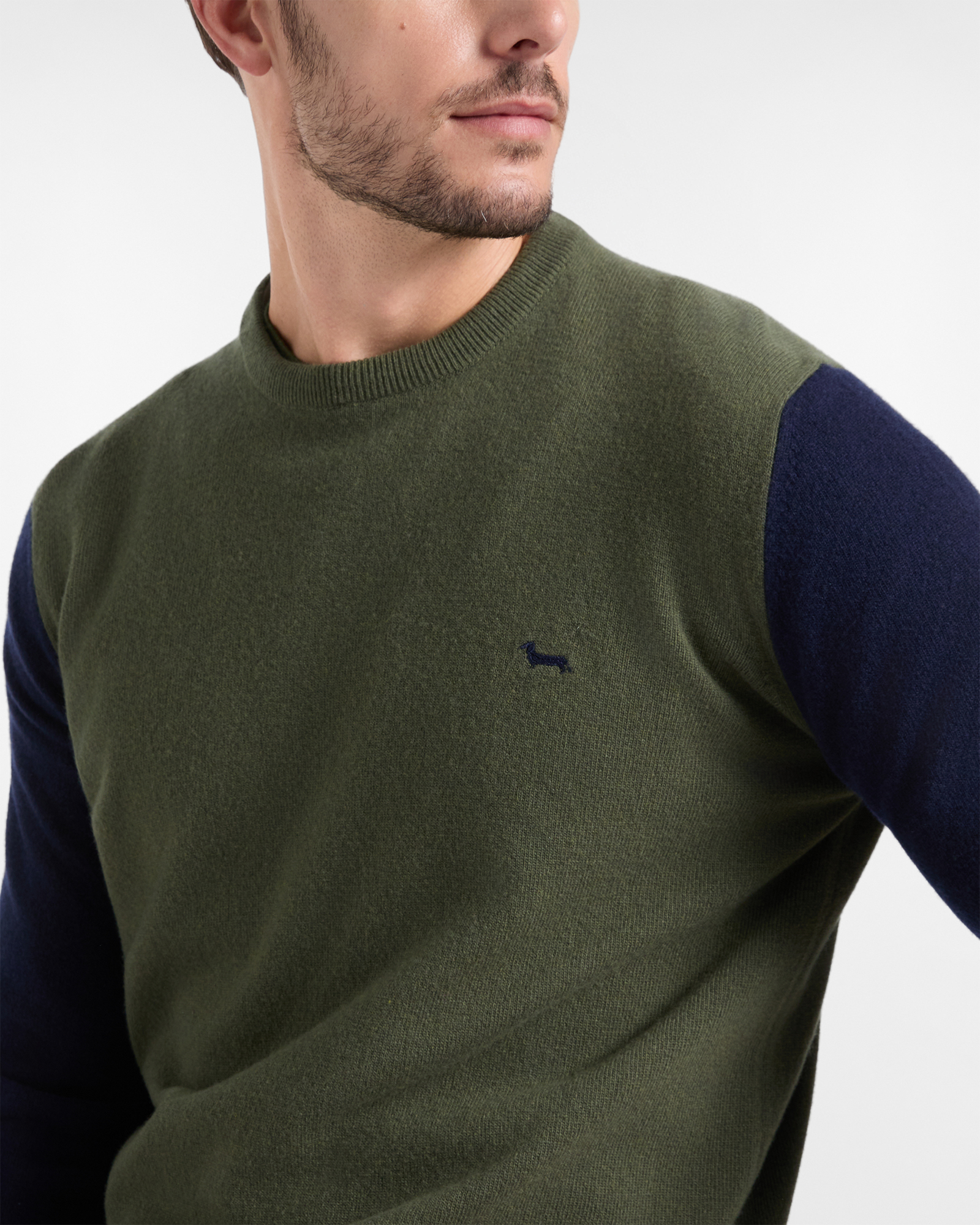 Maglia Uomo in misto cashmere  Regular Fit, VERDE SPORT, large