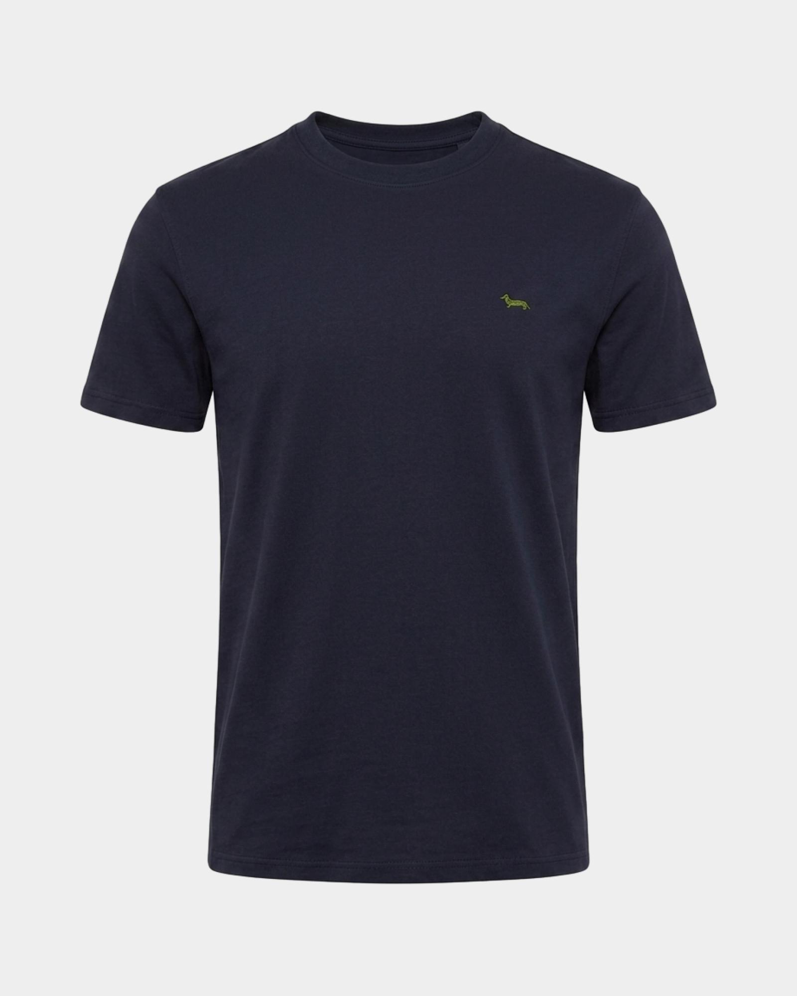 Men's regular-fit T-shirt in 100% pure cotton, NAVY BLUE, large