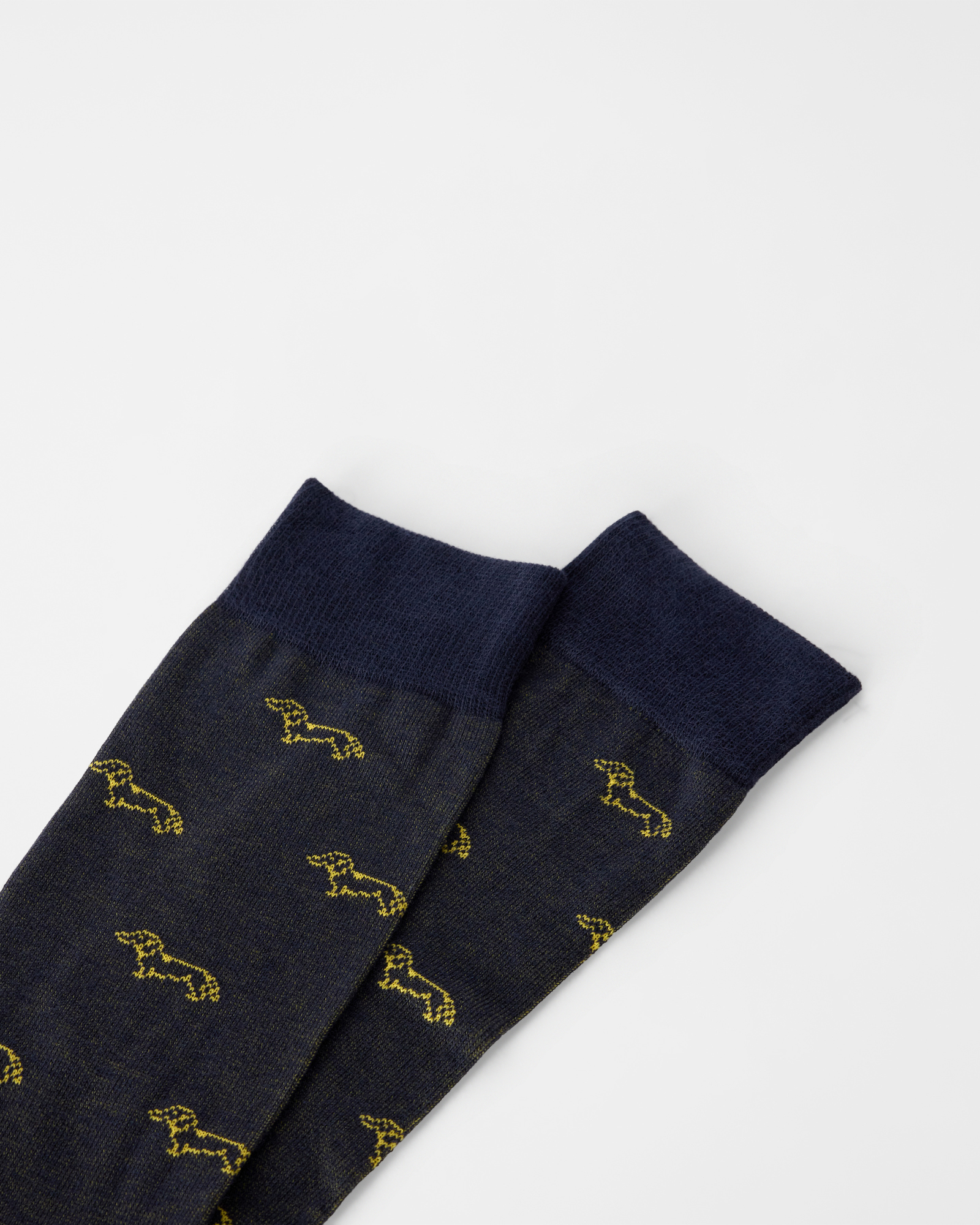 Calze Uomo in misto cotone, BLU NAVY, large