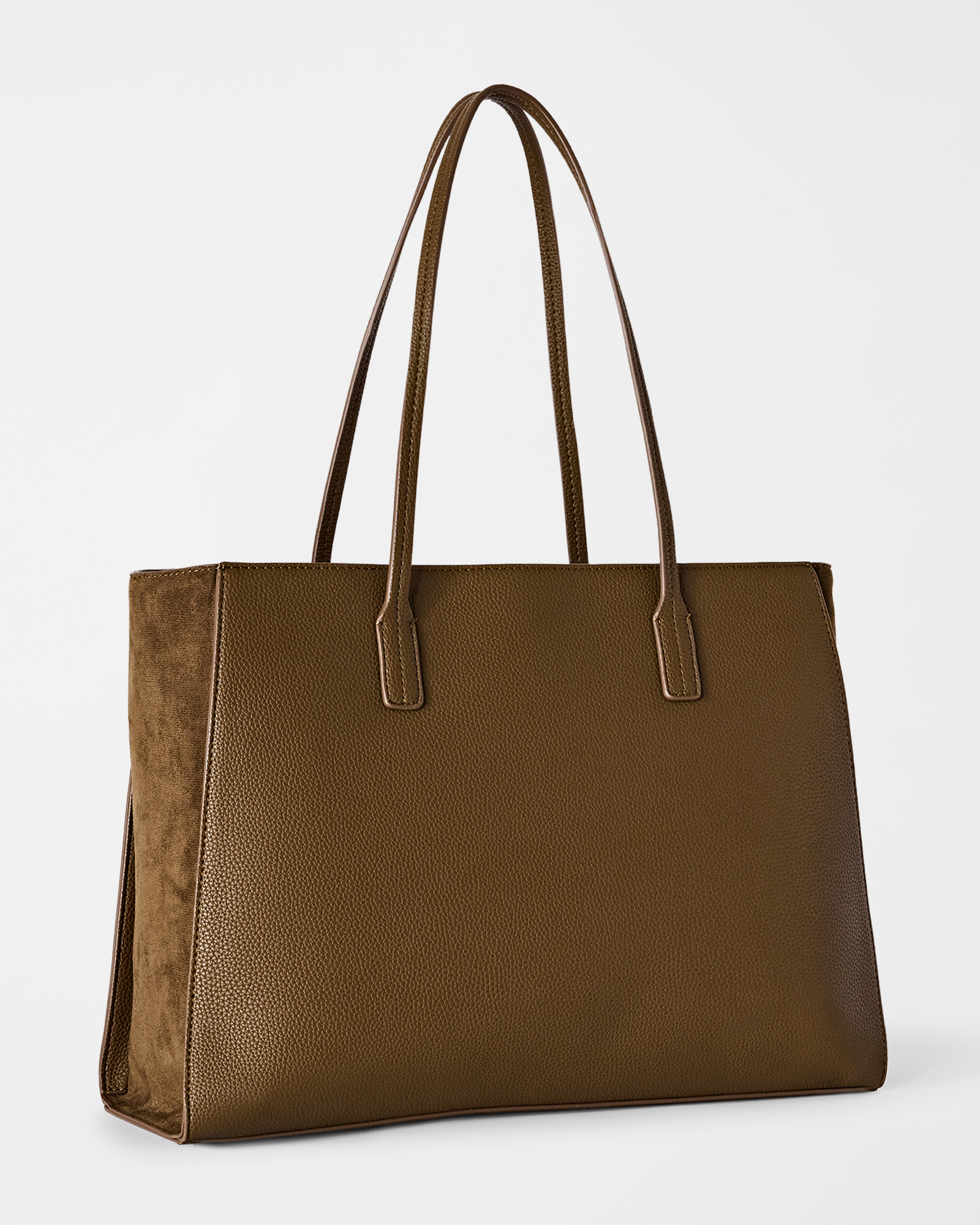 Shopping bag Donna, BEIGE, large